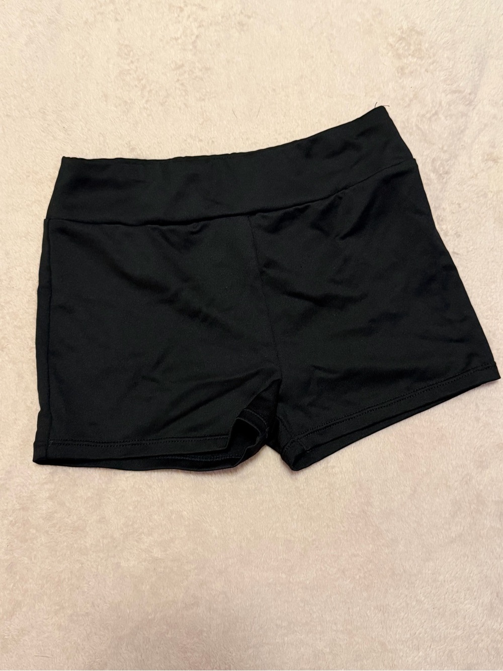 More Than Magic Black High-Waist Bike Shorts